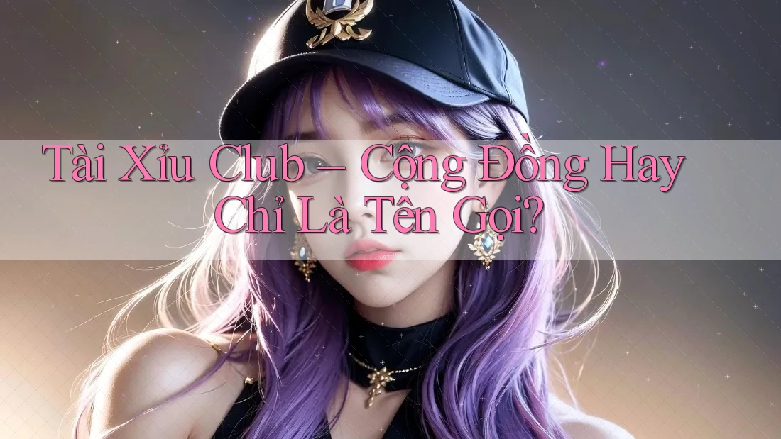 Tài Xỉu Club – Cộng Đồng Hay Chỉ Là Tên Gọi?