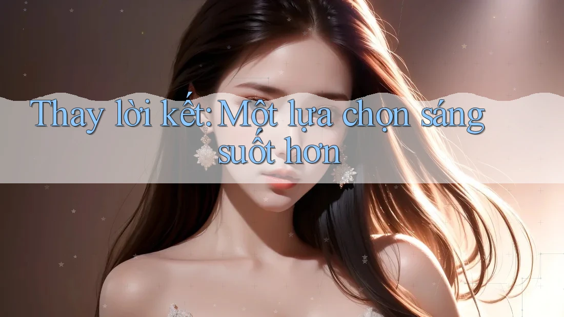Thay lời kết: Một lựa chọn sáng suốt hơn Thay lời kết: Một lựa chọn sáng suốt hơn