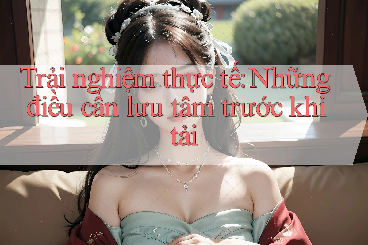 Trải nghiệm thực tế: Những điều cần lưu tâm trước khi tải