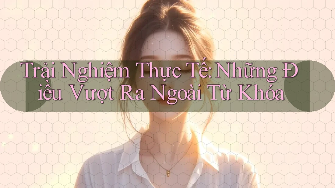 Trải Nghiệm Thực Tế: Những Điều Vượt Ra Ngoài Từ Khóa