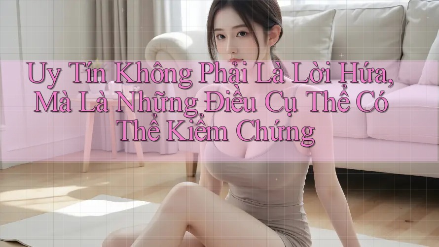Uy Tín Không Phải Là Lời Hứa, Mà Là Những Điều Cụ Thể Có Thể Kiểm Chứng