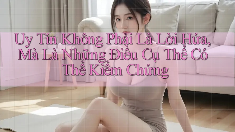 Uy Tín Không Phải Là Lời Hứa, Mà Là Những Điều Cụ Thể Có Thể Kiểm Chứng