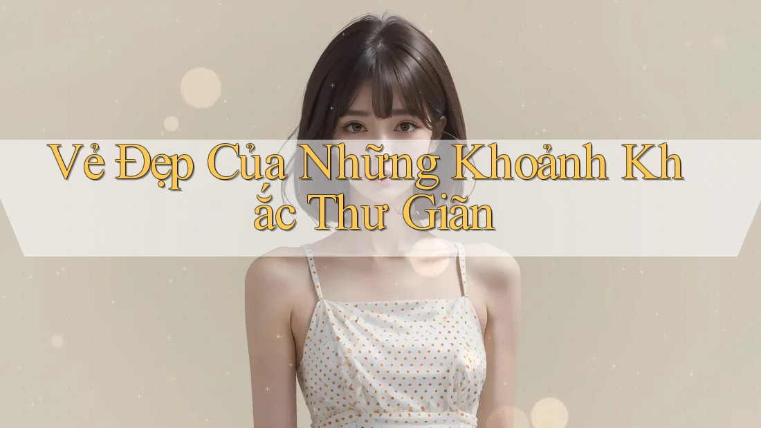 Vẻ Đẹp Của Những Khoảnh Khắc Thư Giãn