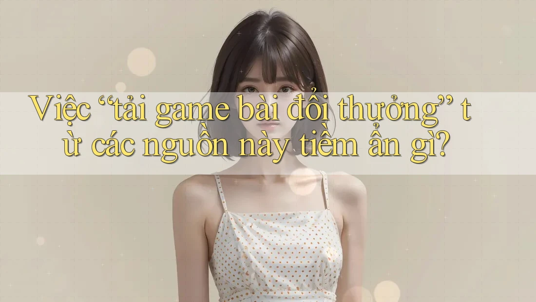 Việc “tải game bài đổi thưởng” từ các nguồn này tiềm ẩn gì? Việc “tải game bài đổi thưởng” từ các nguồn này tiềm ẩn gì?